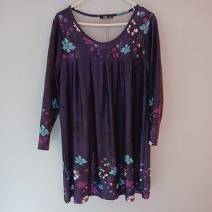 Purple tunic dress